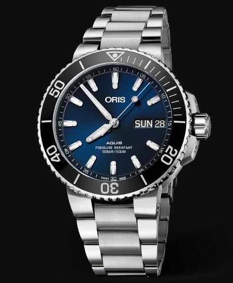 Review Oris Aquis Big Day Date 45.5mm 01 752 7733 4135-07 8 24 05PEB Replica Watch
